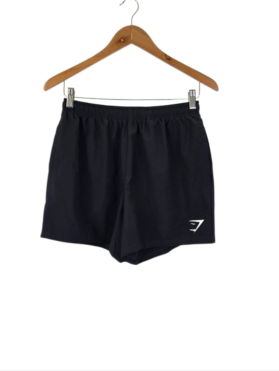 Gymshark Pants - Gymshark Women's Size Small Regular Fit Pintuck Shorts HT3 Black Athletic Wear